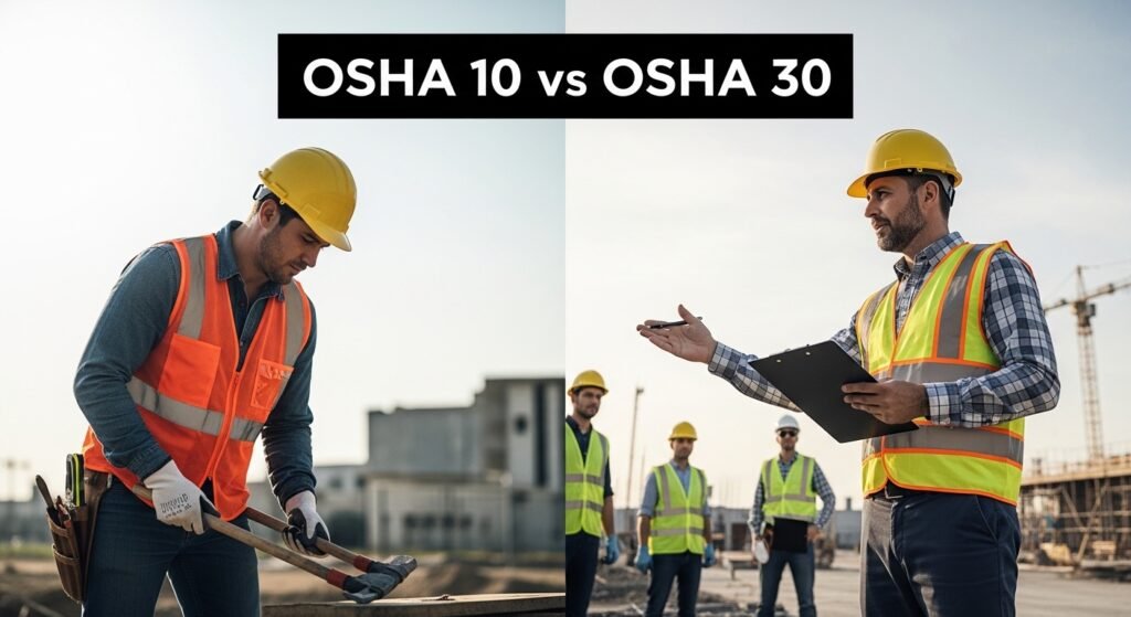 OSHA 10 vs OSHA 30 Which Safety Training Do You Actually Need