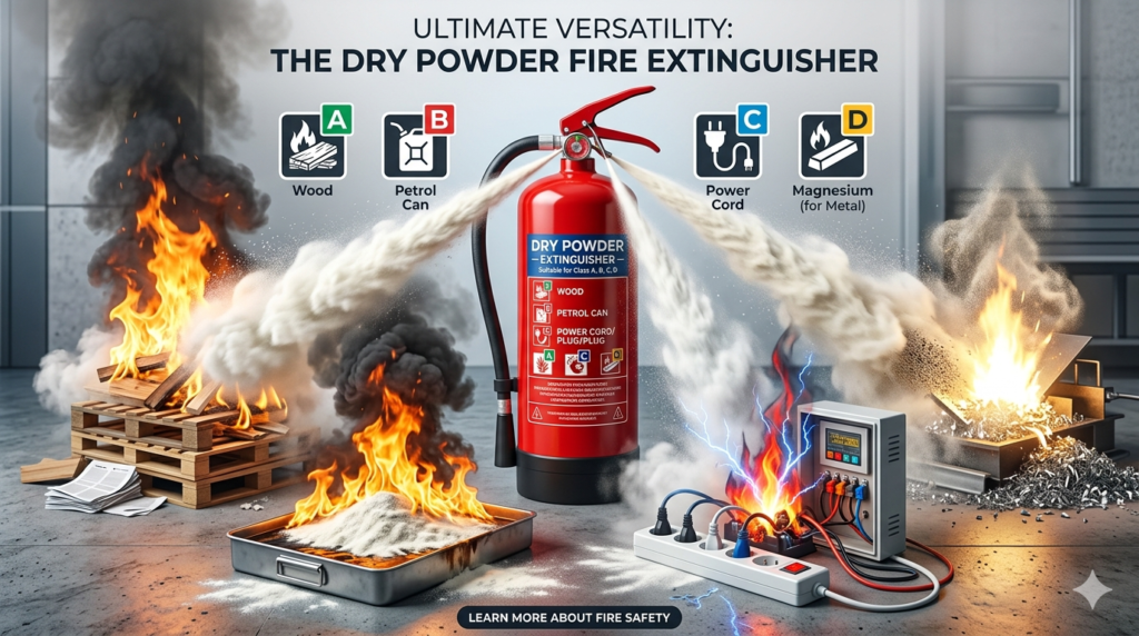 What Are the Different Types of Fire Extinguishers and When Should You Use Each One? 2 What Makes Dry Powder Extinguishers Versatile
