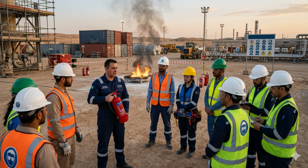What is Basic Fire Fighting Training? Complete Guide for Saudi Industries 1 Who Needs BFFT in Saudi Arabia