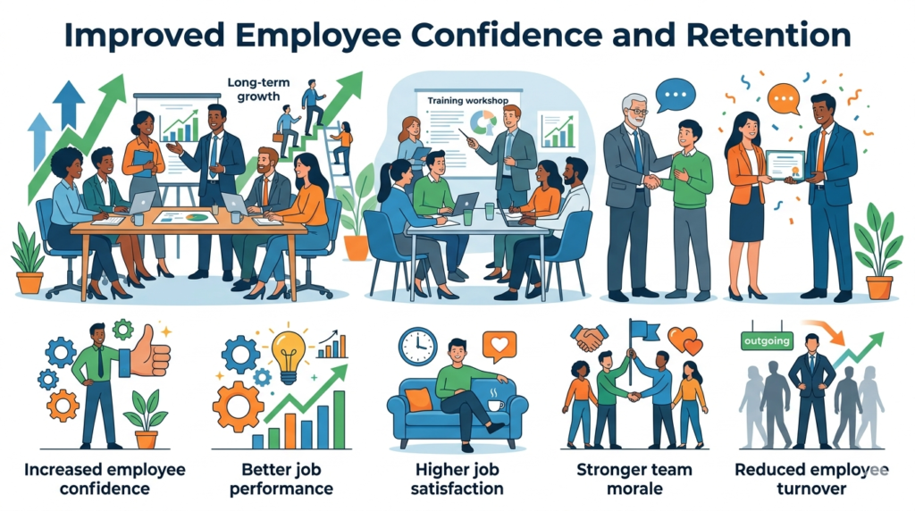 Improved Employee Confidence and Retention