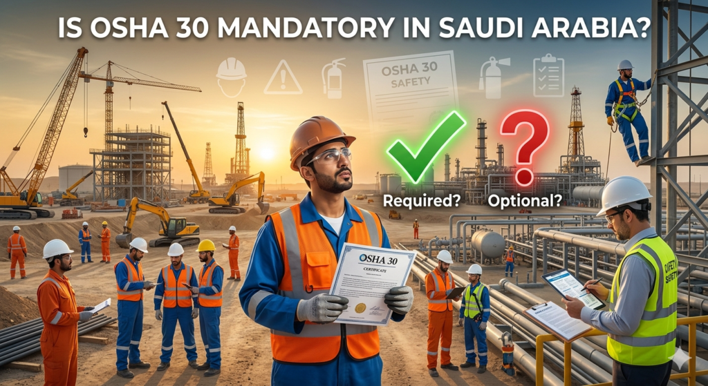 Is OSHA 30 mandatory in Saudi Arabia