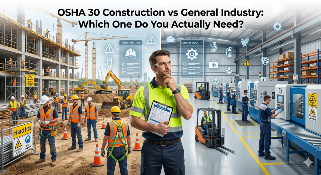 OSHA 30 Construction vs General Industry
