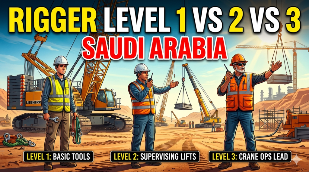 What's the Difference Between Rigger Level 1, Level 2, and Level 3 in Saudi Arabia
