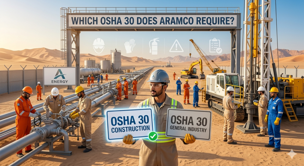 Which OSHA 30 does Aramco require