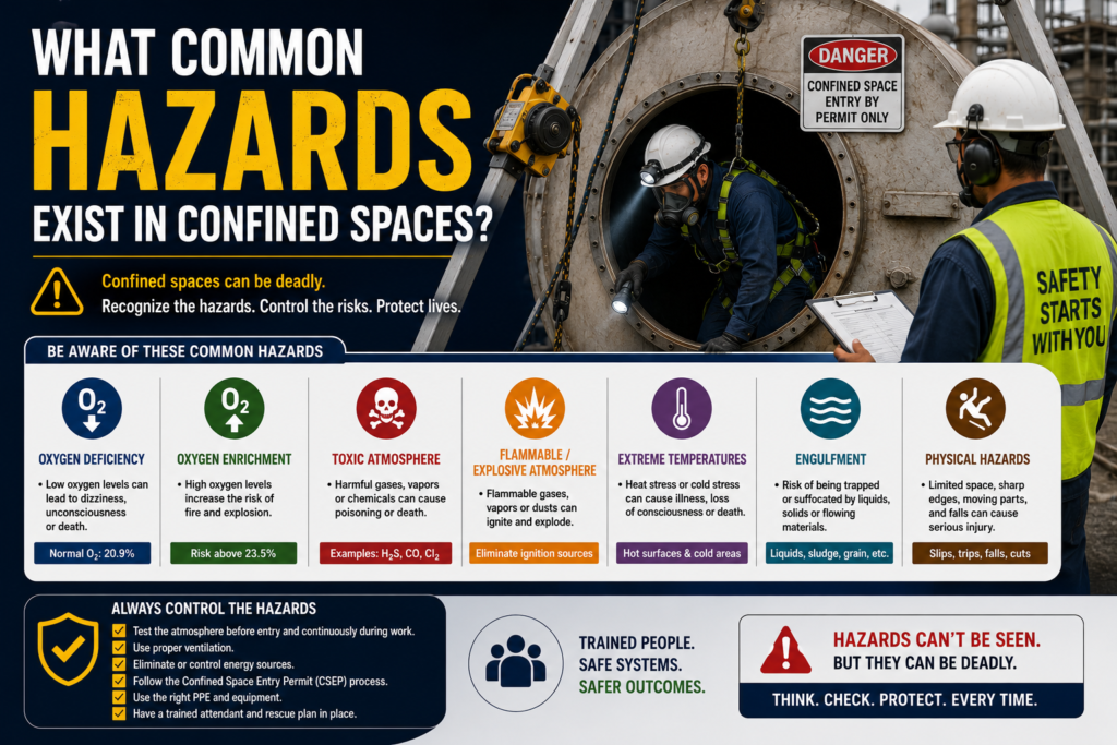 What Common Hazards Exist in Confined Spaces