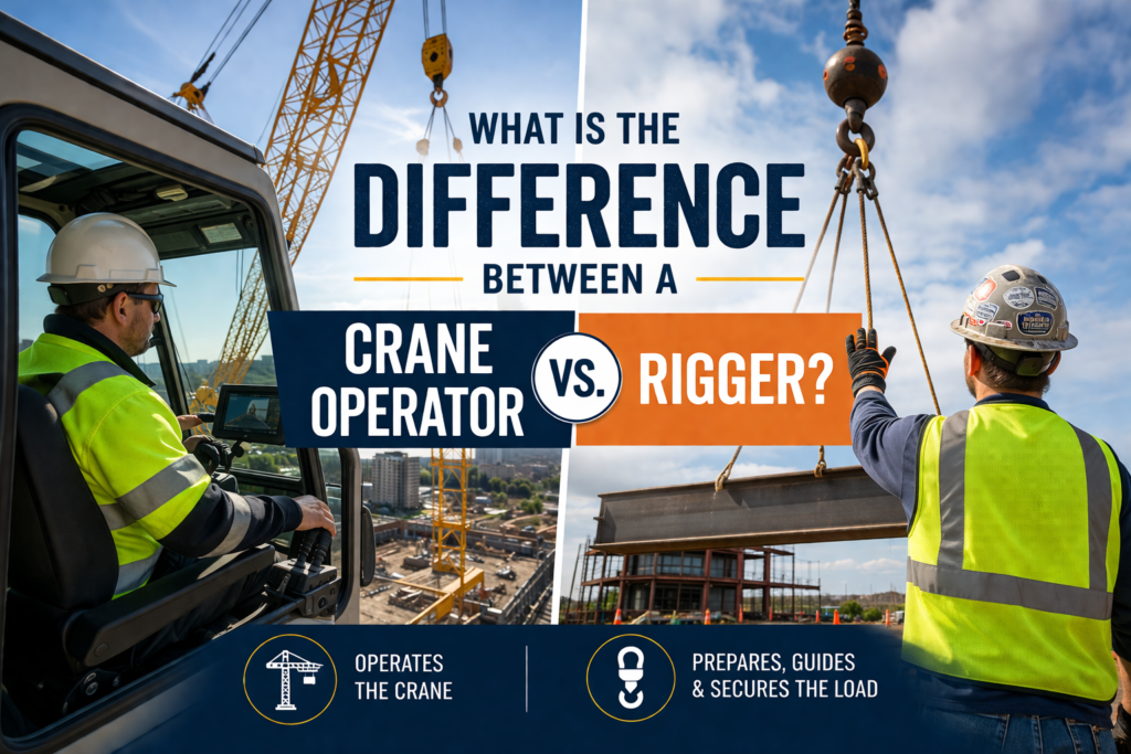 What Is the Difference Between a Crane Operator and a Rigger?