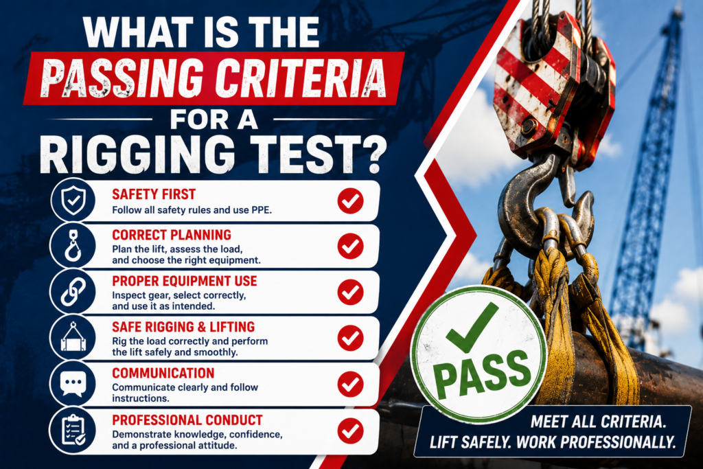 What Is the Passing Criteria for a Rigging Test