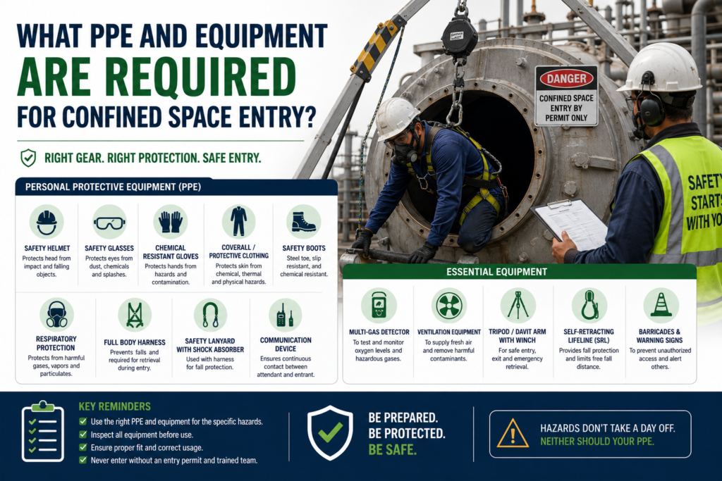 What PPE and Equipment Are Required for Confined Space Entry