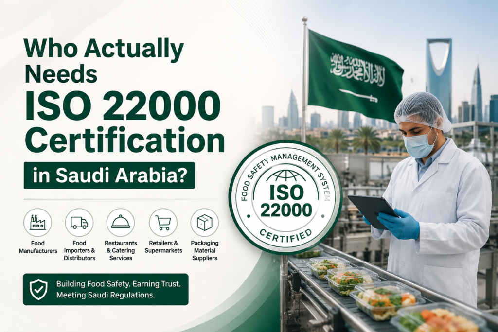 Who Actually Needs ISO 22000 Certification in Saudi Arabia?